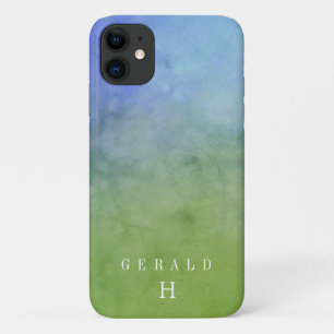 WÄLDER SKWatercolor Wash Personalisiert iPhone 11 Hülle