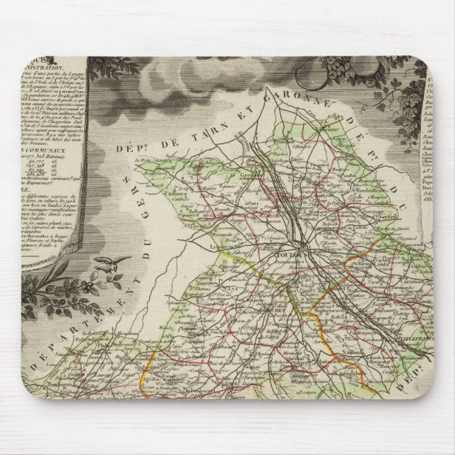 Wälder, Städte, Städte Mousepad (Vorne)