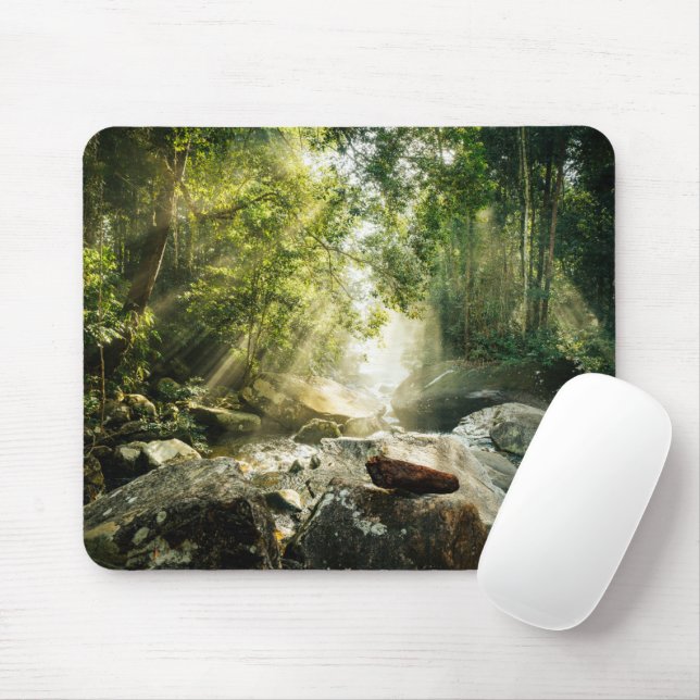 Wälder | Tropischer Dschungelwald Mousepad (Mit Mouse)