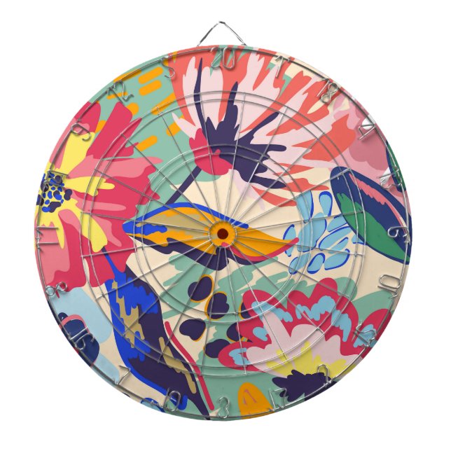 Wälder und Rose Dartscheibe (vorne)