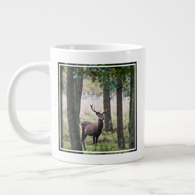 Wälder | Wälder und Rotwild Jumbo-Tasse (Links)