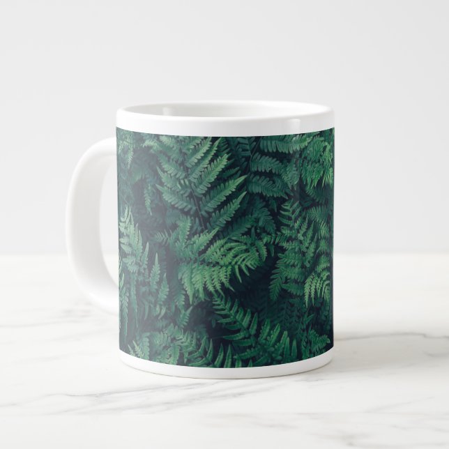 Wälder | Waldflächen Ferne Jumbo-Tasse (Vorderseite Links)