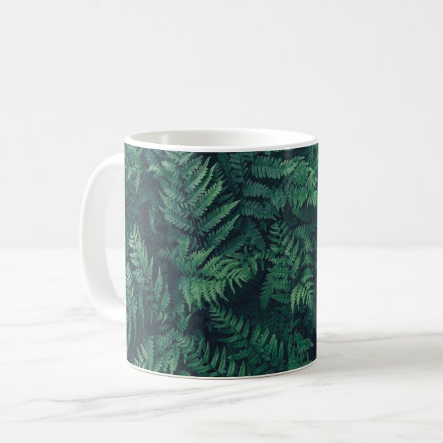 Wälder | Waldflächen Ferne Kaffeetasse (Vorderseite Links)