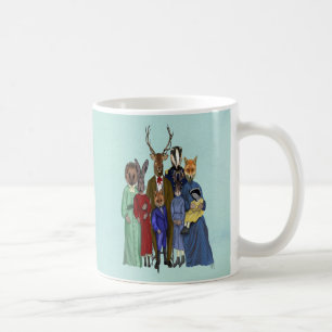 Waldfamilie Kaffeetasse
