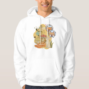 Waldfee & Astro-Tiere: Groovy Pilz-Abenteuer Hoodie