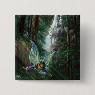 Waldfeen und Wasserfallschloss Button