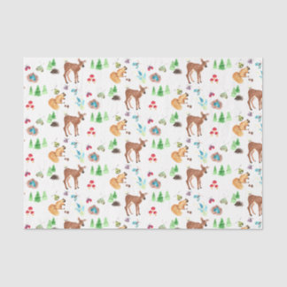 Waldfläche und Freunde Seidenpapier