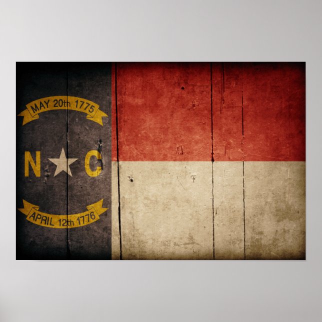 Waldflagge North Carolina Poster (Vorne)