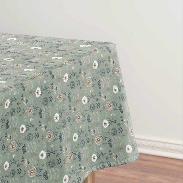 Waldflorensage Grün Tischdecke (Beispiel)