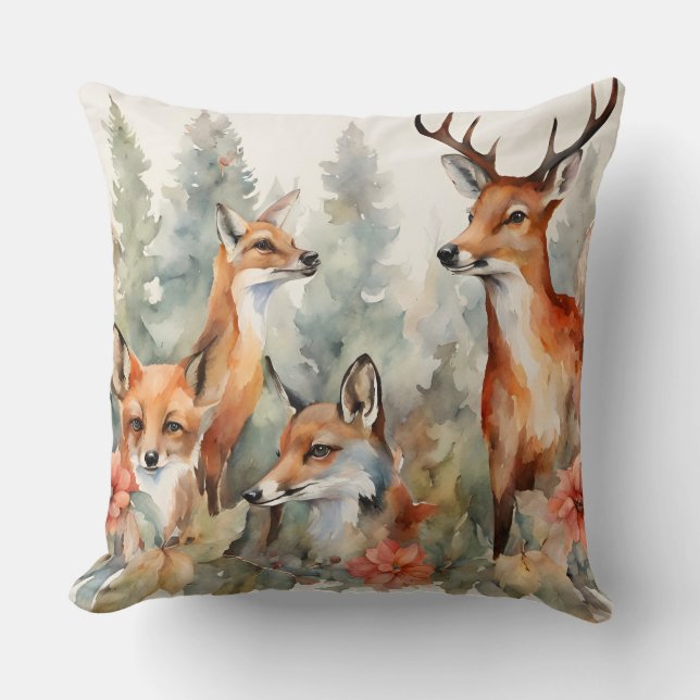 Waldflüster Kissen (Vorderseite)