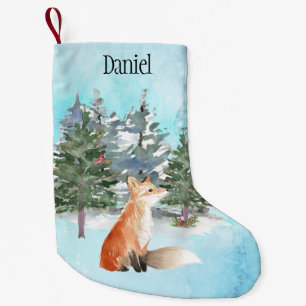 WaldFox Personalisierte Weihnachten Kleiner Weihnachtsstrumpf