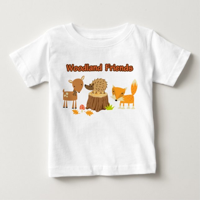 Waldfreunde Baby T-shirt (Vorderseite)