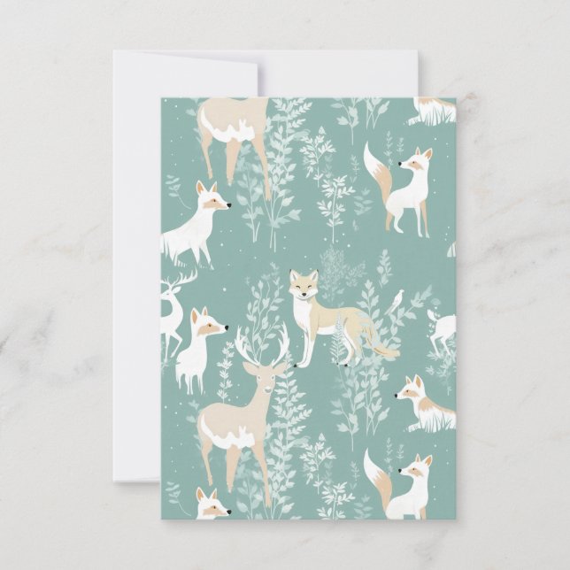 Waldfreunde Dankeskarte (Vorderseite)