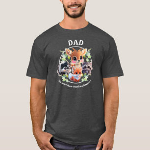 Waldfreunde Fuchs-Raccoon-Vater T-Shirt