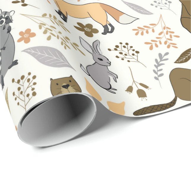 Waldfreunde Geschenkpapier (Rolleneckpunkt)