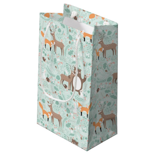 Waldfreunde Kleine Geschenktüte (Rückseite Schrägansicht)