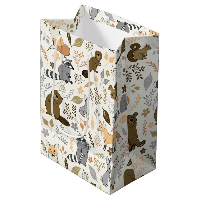 Waldfreunde Mittlere Geschenktüte (Vorderseite Schrägansicht)