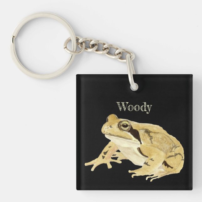 Waldfrosch Schlüsselanhänger (Vorderseite)