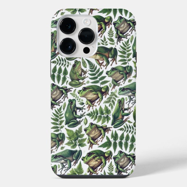 Waldfrösche-Tasse iPhone 14 Pro Max Hülle (Rückseite)