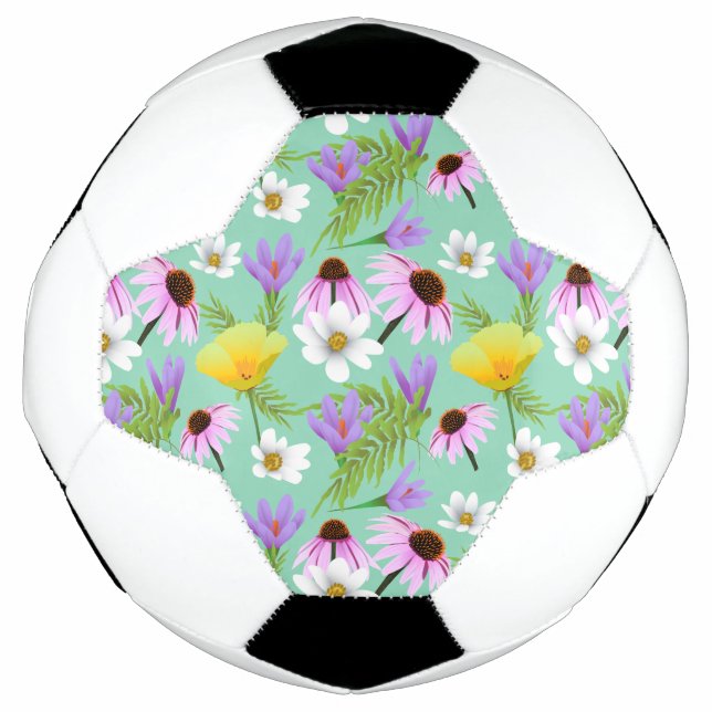Waldgarten Wildblume Fußball (Vorderseite)