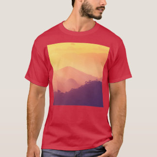 Waldgebirge HorizonBerg Sonnenuntergang Berg T-Shirt