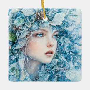 Waldgeist Keramikornament