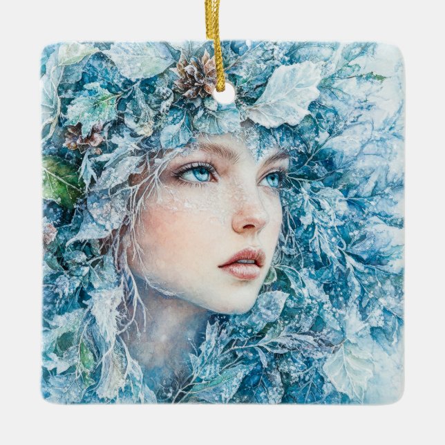 Waldgeist Keramikornament (Vorderseite)