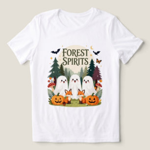 Waldgeister Süße Geister & Füchse Halloween Tri-Blend Shirt