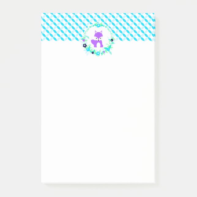 Waldgeschichte Post-it Klebezettel (Vorderseite)