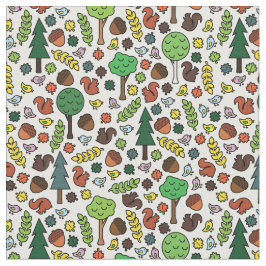 Waldgeschöpf-Gewebe Stoff