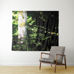 Waldglühen-Wand-Tapisserie Wandteppich