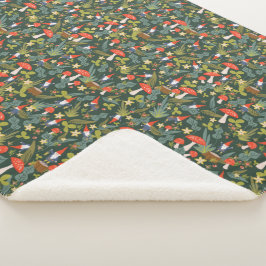 Waldgnome und Pilze Sherpadecke