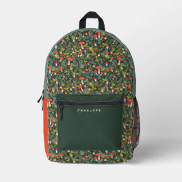 Waldgnomen Personalisiert mit Namen Bedruckter Rucksack