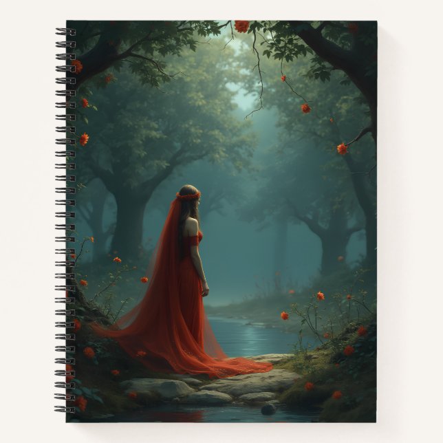 Waldgöttin Notizbuch (Vorderseite)