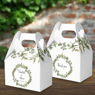 Waldgrün-Brautbegrüßung Geschenkschachtel