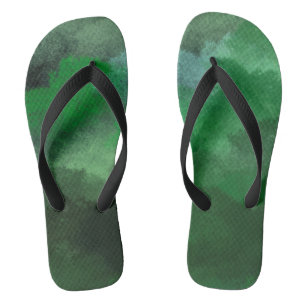 Waldgrün Flip Flops
