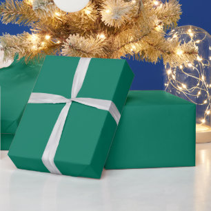Waldgrün Geschenkpapier