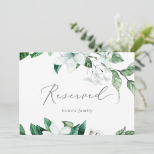 Waldgrün Hochzeitvorbehaltenes Zeichen