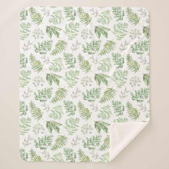 Waldgrün kopieren sherpadecke (Vorderseite)