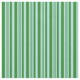 Waldgrün- und Pulverblau Stoff
