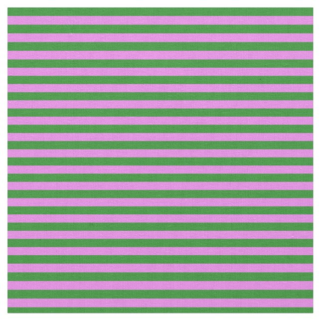 Waldgrün und violett gefärbtes Muster Stoff (Nahaufnahme)