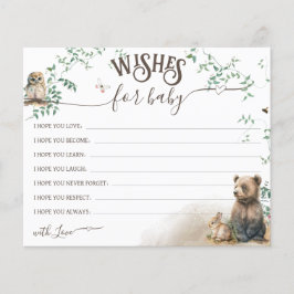 Waldgrün von Wäldern Baby Dusche Wünsche