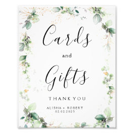 Waldgrüne Hochzeit Fotodruck