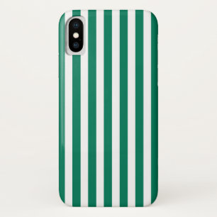 Waldgrüne und weiße Streifen aus Süßigkeiten Case-Mate iPhone Hülle
