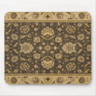 Waldgrünes Goldblumentapisserie Mousepad