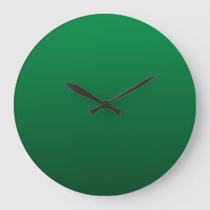 Waldgrüntöne Große Wanduhr