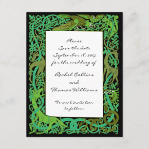 WaldGrüntöne keltisch Ankündigung Datum freihalten