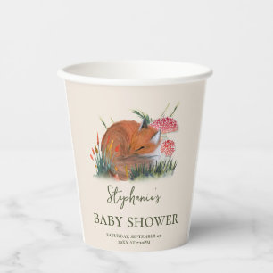 Waldherbst-Baby-Party   Cottage Core Pappbecher
