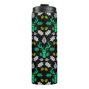 Waldhirsch-Naturdruck Thermosbecher