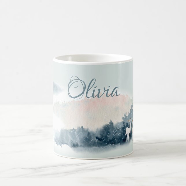 Waldhirsche Kaffeetasse (Mittel)